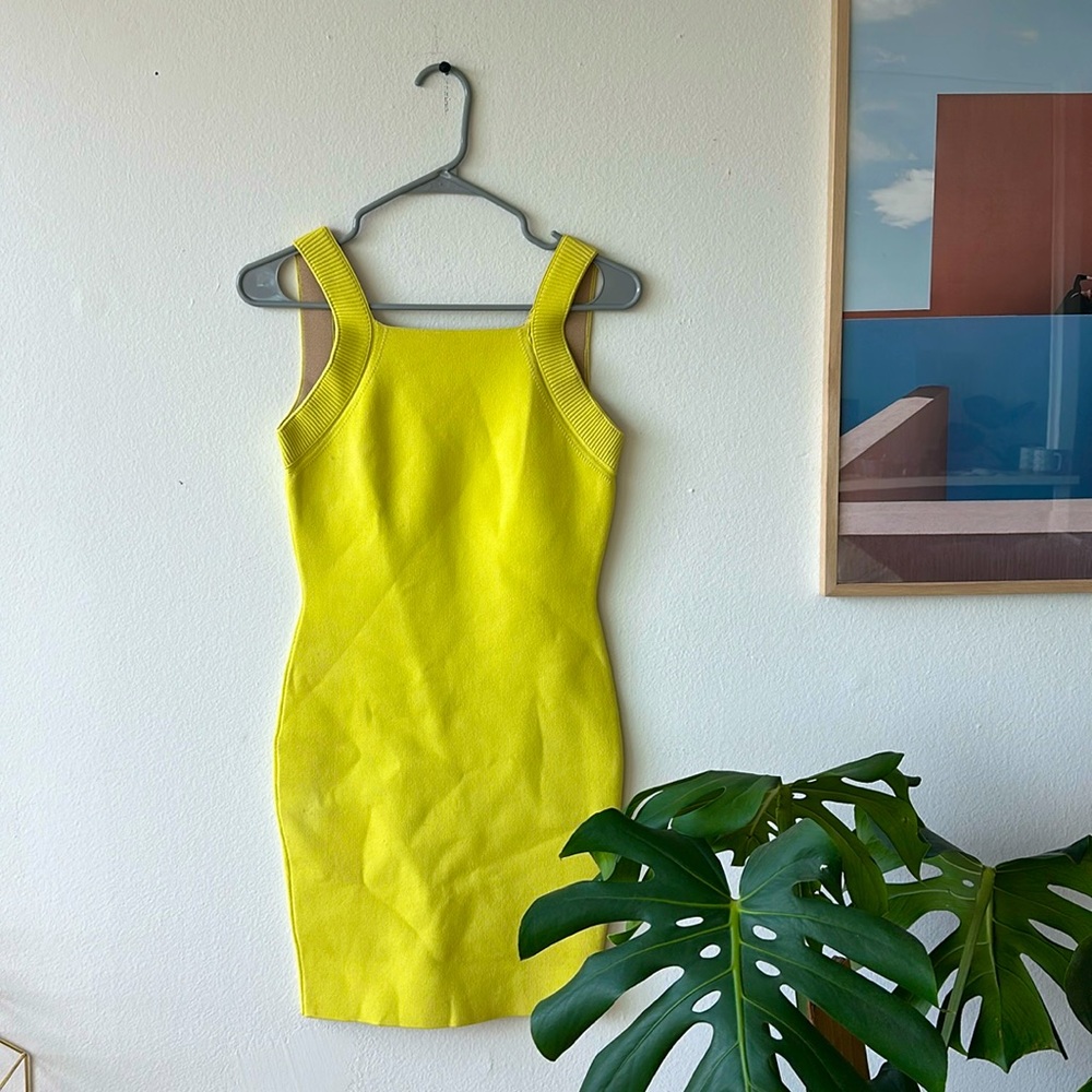 Alexander wang scuba neon dress
